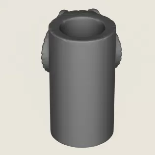 Cobra Snake Head Vase Print Ready 3D Model