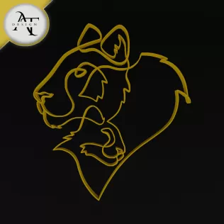 Lions - Wall Art - 2D Wall Art Decor