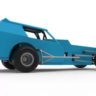 Vintage Dirt Modified stock car Version 8 Scale 1:25 - Model thumbnail 21