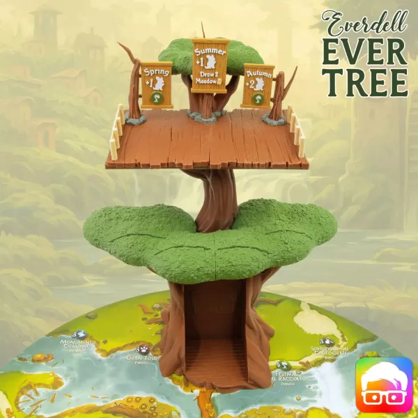 Everdell Tree 3d Printable Replacement - Model preview 8