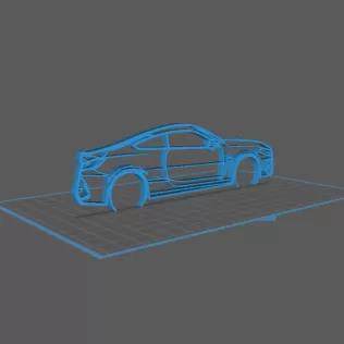 BMW - M8 Wall Art - Model thumbnail 1