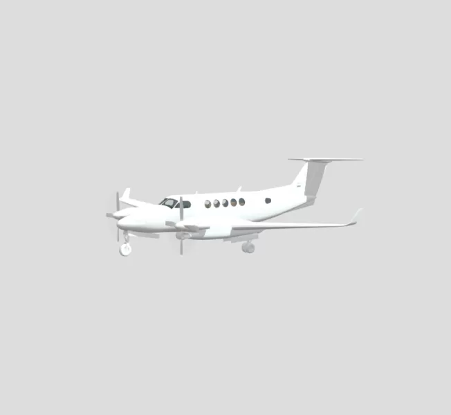 King Air Beechcraf - Model preview 3