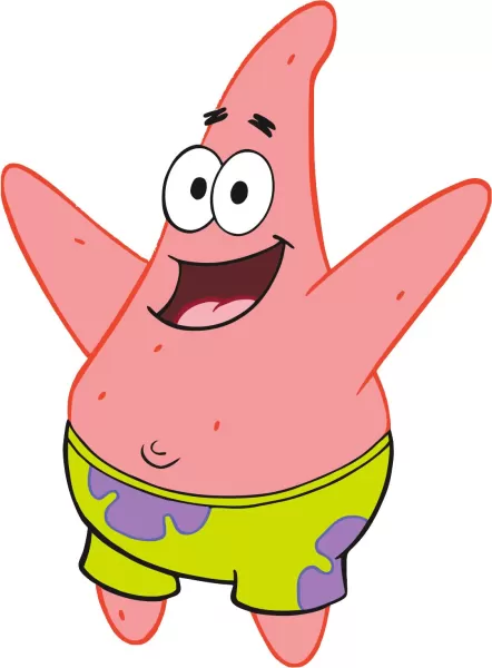 ⭐ Patricio, bob esponja – Figura Fan Art 3D para Impresión - Model preview 1