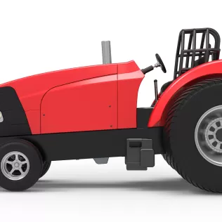 Pro Stock Pulling Tractor Version 6 Scale 1:25 - Model thumbnail 9