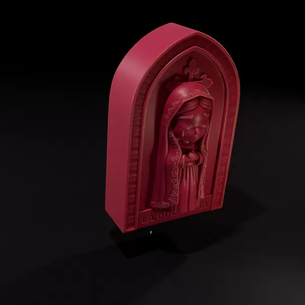 Modelo 3D de La Dolorosa para Impresión - Model preview 3