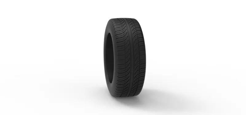 Race tire 8 Scale 1:25 - Model preview 8