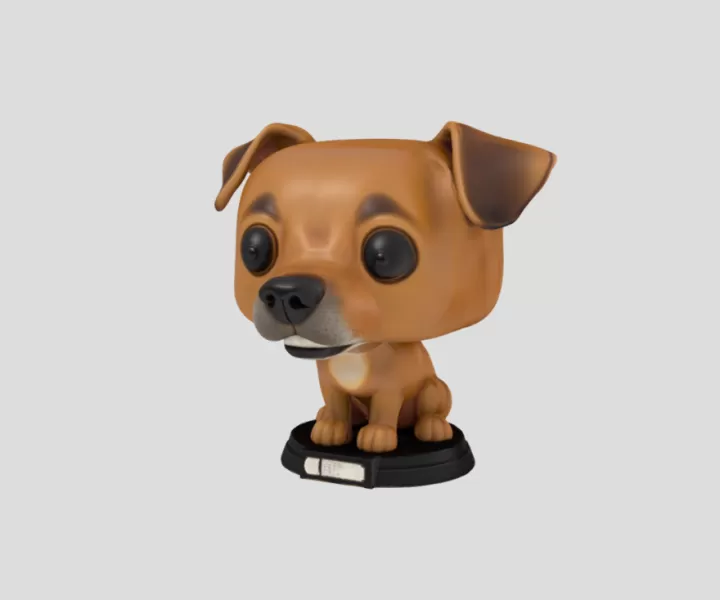 Puppy Figurine - Model preview 2