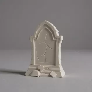 Gothic Tombstone - Halloween Grave Prop