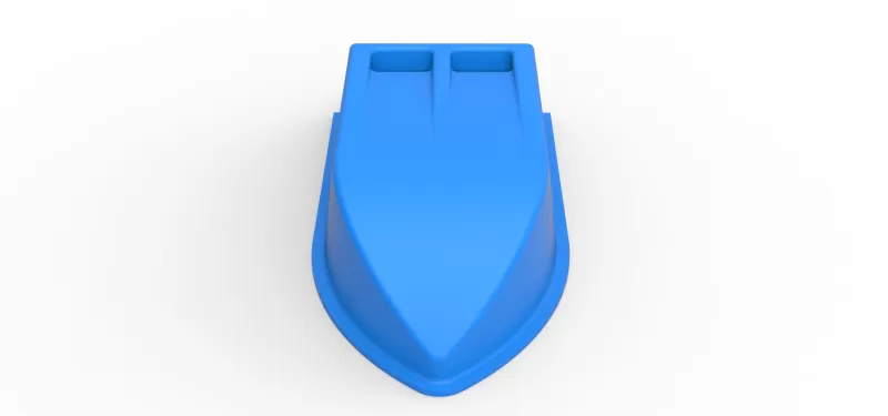 Air Scoop of Northeast Dirt Modified stock car Scale 1:25 - Model preview 6