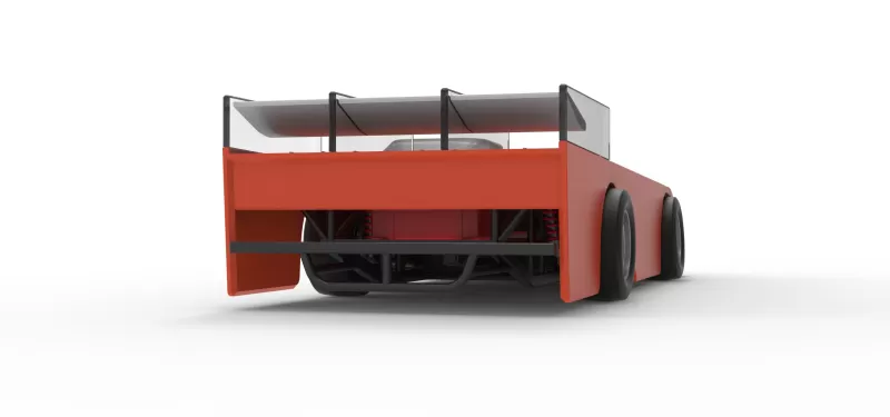Vintage Asphalt Outlaw Super late model 1:25 - Model preview 19