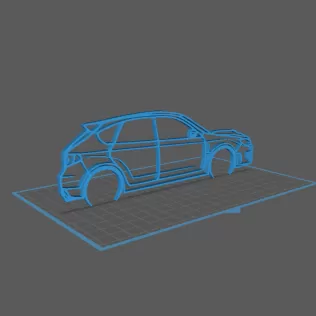 Subaru - WRX GR Wall Art - Model thumbnail 1