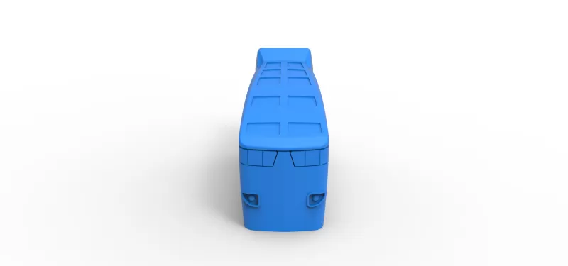 Hood of Pulling tractor Version 3 Scale 1:25 - Model preview 6