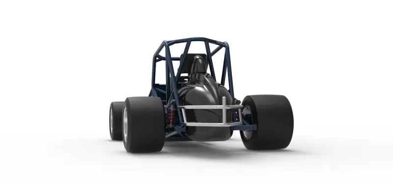 Sprint car Base Version 2 Scale 1:25 - Model preview 15