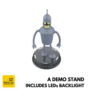 Bender - Printable 3d model - STL files - Model thumbnail 4