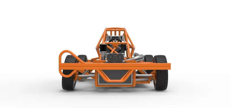 BriSCA Formula 2 Stock Car Base Scale 1:25 - Model preview 7