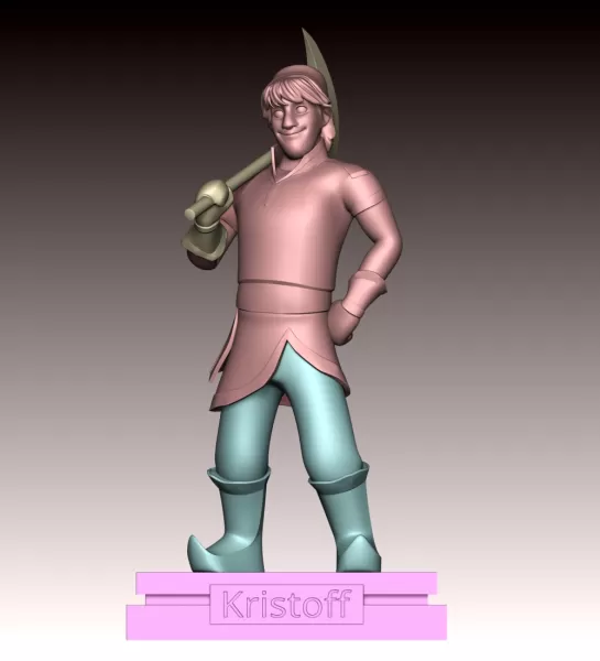 Kristoff Frozen - Model preview 11