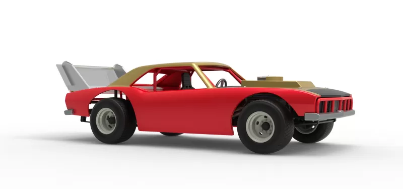 Vintage Semi-Late Model Stock Car Scale 1:25 - Model preview 25