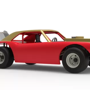 Vintage Semi-Late Model Stock Car Scale 1:25 - Model thumbnail 25