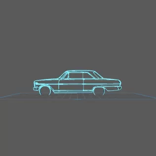 Chevrolet - Nova 1964 Wall Art
