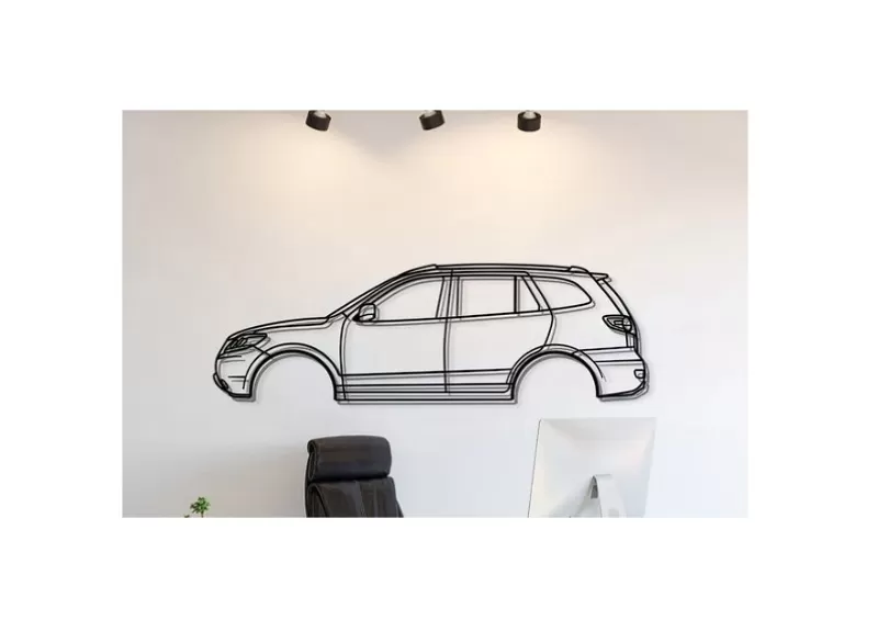 Hyundai - Santa Fe 2007 Wall Art - Model preview 1