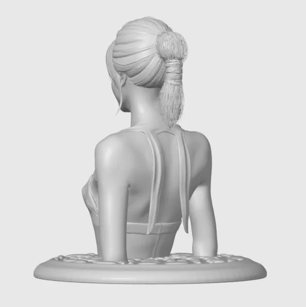 Anne Hathaway 3D Bust Print - Model preview 6