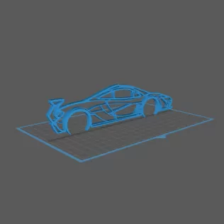McLaren - P1 GTR Wall Art - Model thumbnail 1