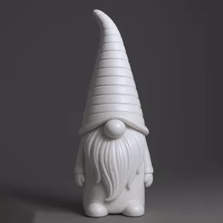 Christmas Gnome Figurine | Scandinavian Holiday Decoration - Model thumbnail 2