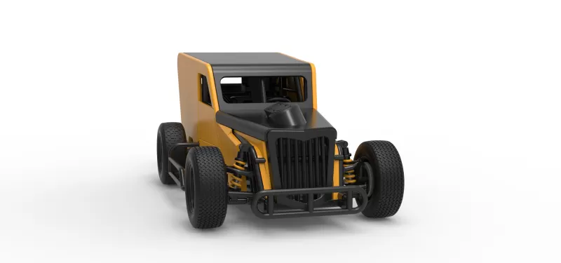 Dwarf car Scale 1:25 - Model preview 26