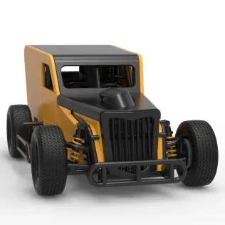 Dwarf car Scale 1:25 - Model thumbnail 26