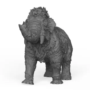 Child Mammoth Elephant - Model thumbnail 2