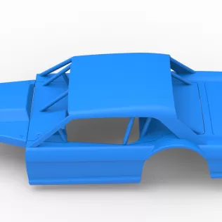 Shell of Vintage Asphalt Modified stock car V11 Scale 1:25 - Model thumbnail 8
