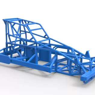 Frame of New Zealand Superstock car Version 4 Scale 1:25 - Model thumbnail 18