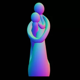 COUPLE SCULTURE - Model thumbnail 6