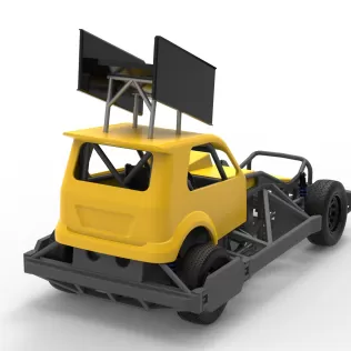 New Zealand Superstock car Version 5 Scale 1:25 - Model thumbnail 18