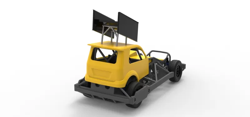 New Zealand Superstock car Version 5 Scale 1:25 - Model preview 18