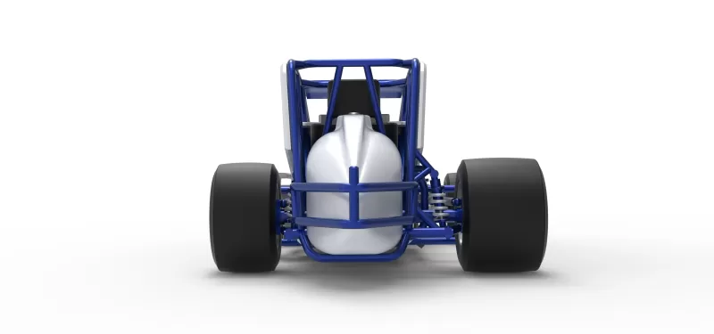 Pavement Silver Crown Car Scale 1:25 - Model preview 16