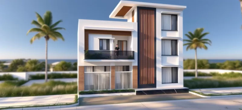 RESIDENTIAL 3D EXTERIOR FACADE - Model preview 2