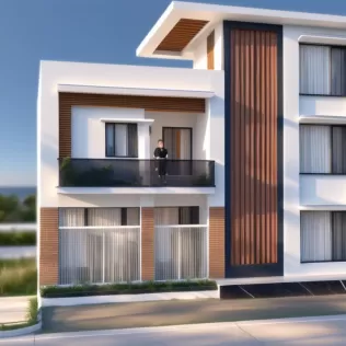RESIDENTIAL 3D EXTERIOR FACADE - Model thumbnail 2
