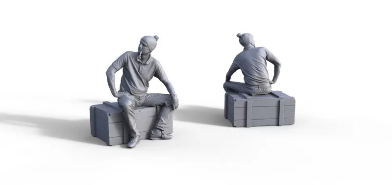 Figure for ship model - Model preview 1