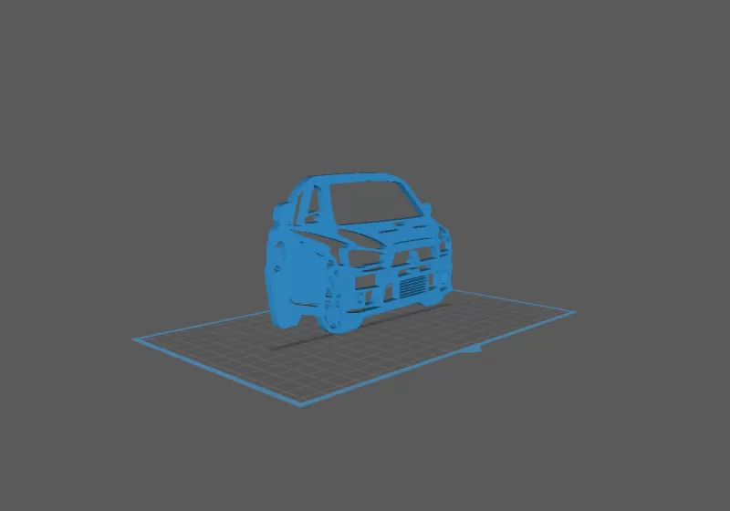 Mitsubishi - Lancer EVO Wall Art - Model preview 1