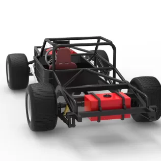 Vintage Semi-Late Model Stock Car Base Scale 1:25 - Model thumbnail 14