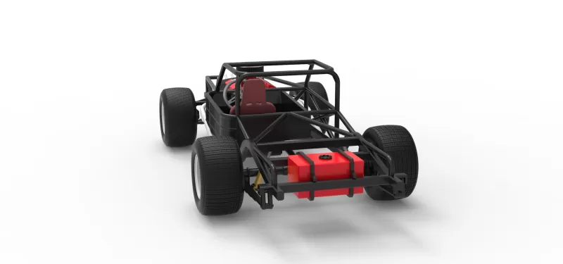 Vintage Semi-Late Model Stock Car Base Scale 1:25 - Model preview 14