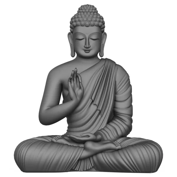 Lord Buddha Statue - Model preview 1