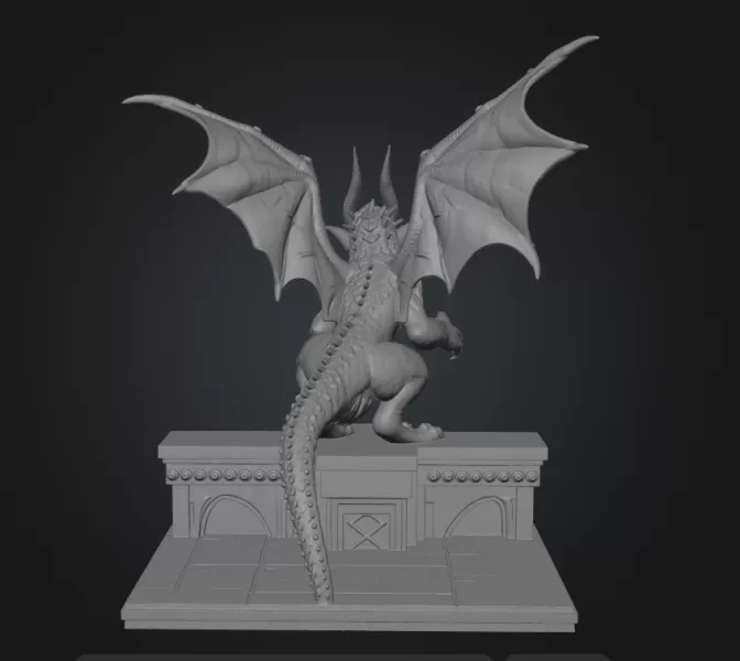 Fantasy Gargoyle - Model preview 3