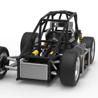 Three Quarter Midget Base Scale 1:25 - Model thumbnail 5