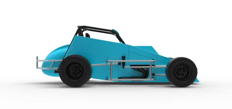 Pavement Sprint car Version 2 Scale 1:25 - Model preview 22