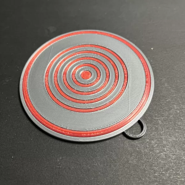 1982 Tron Disc Christmas Tree Ornament - Model preview 8