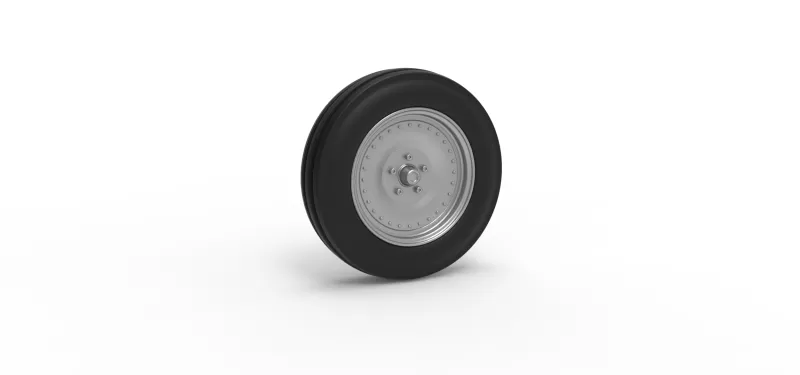 Front tractor wheel Version 3 Scale 1:25 - Model preview 1
