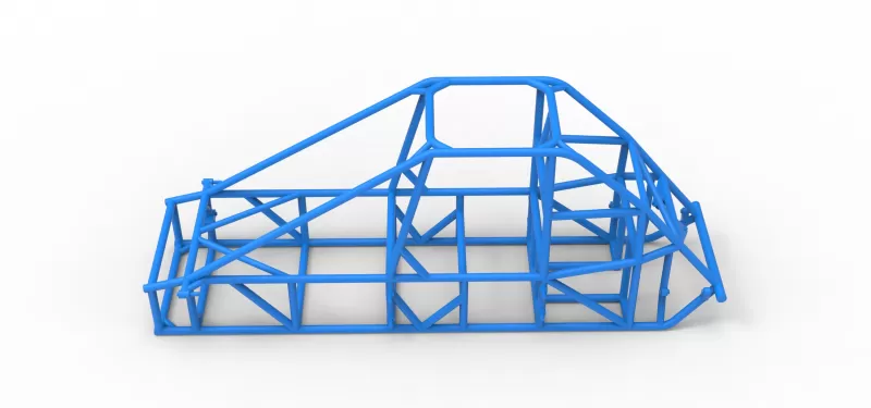 Frame of Experimental Pavement Silver Crown Car V3 Scale 1:25 - Model preview 7