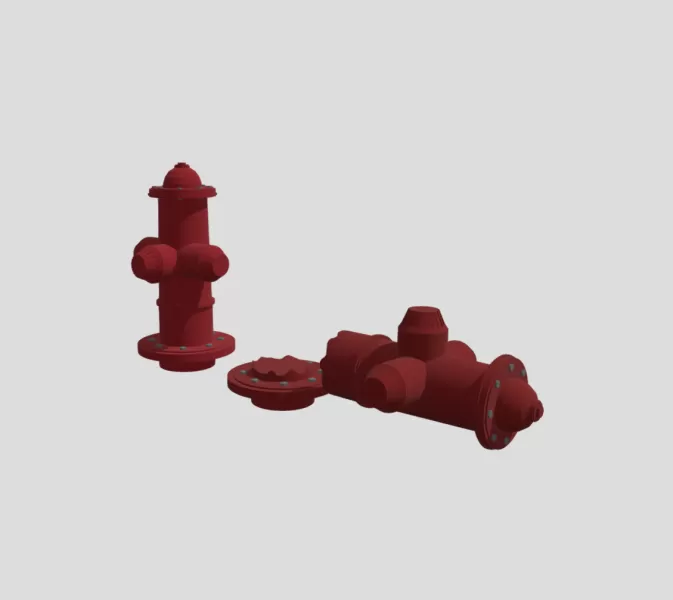 Simple Hydrant - Model preview 3